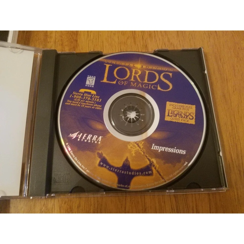 Lords of Magic Special Edition Pc Video Game 1998